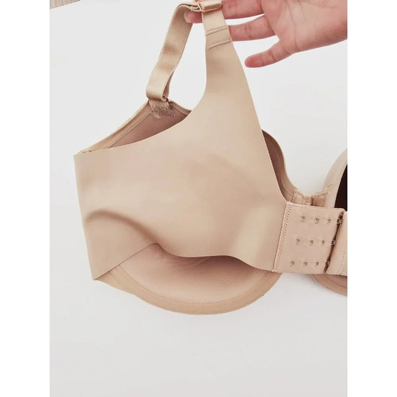 Soma 360 Vanishing Perfect Coverage Lace Beige Nude Underwire T-Shirt Bra 40DDD - Picture 5 of 8